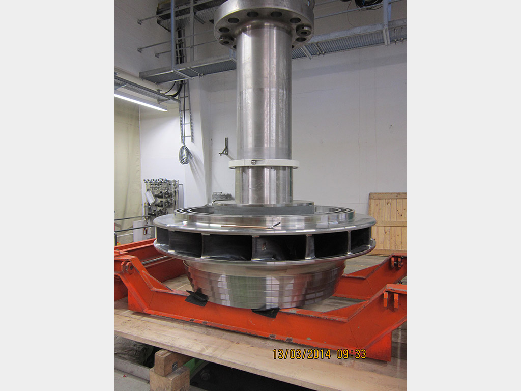 Remontage Francis Turbine